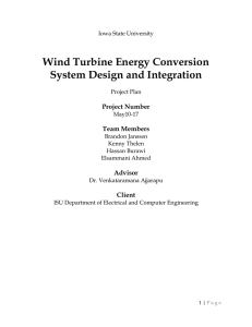 Wind Turbine - ECpE Senior Design