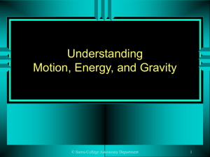 Understanding Motion, Energy, and Gravity
