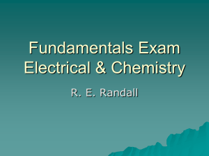Fundamentals Exam Review