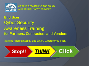 End User Cyber Security Awareness Training