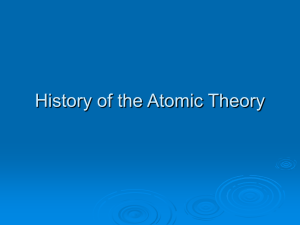 Atomic Structure - Ursuline High School