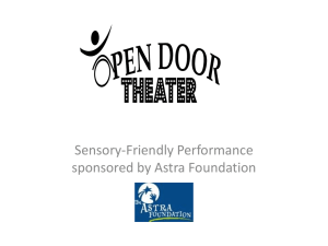 Social Story - Open Door Theater