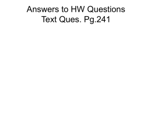 HW Answers pg. 241,2..