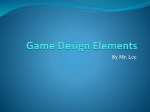 Game Design Elements