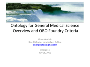 OGMSOBOFoundry - ICBO 2011