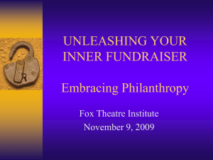 Overcoming The Fear of Fundraising The