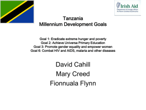 Tanzania Millennium Development Goals ?????