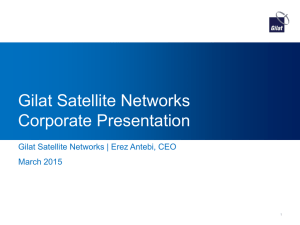 Services Division - Gilat Satellite Networks
