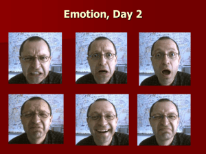 Facial Expressions and Theories of Emotions