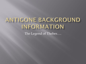 Antigone Background Information