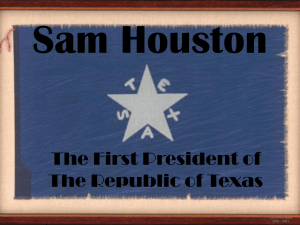Sam Houston Second Term Notes