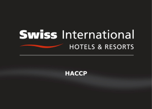 haccp - Swiss International Hotels and Resorts
