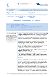 teaching philosophy statement