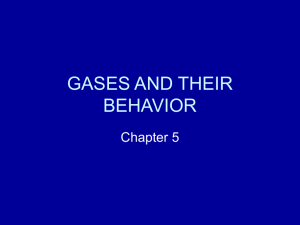 gases and their behavior
