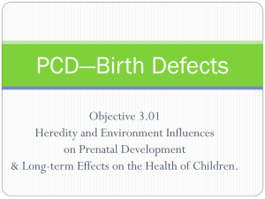 What is a Birth Defect?