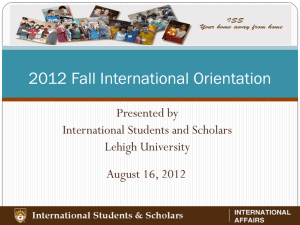Immigration - Lehigh University