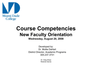 Course Competencies