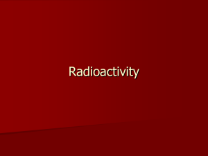 Radioactivity - Revision World