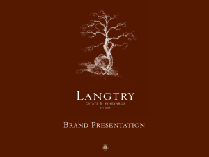 Langtry 2012 Brand Presentation
