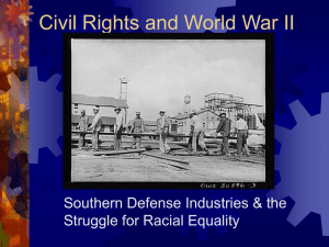 Civil Rights and World War II