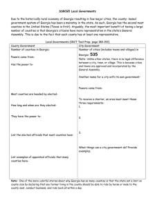 Local Government Activity Sheet
