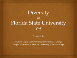 History of Diversity at FSU 2013