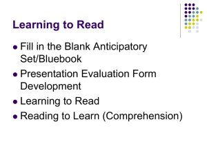 Learning to Read for Comprehension