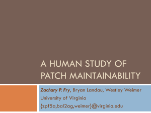 A Human Study of Patch Maintainability