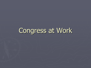Congress at Work
