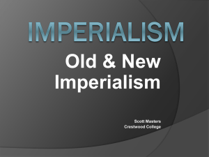 Old and New Imperialism