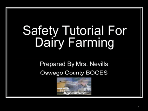 Safety Tutorial For Agriculture