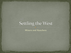 Settling the West
