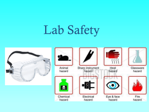 Lab Safety - Ms. Simmons