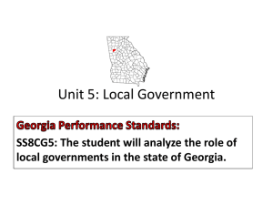 Local Government: Douglas County, Georgia