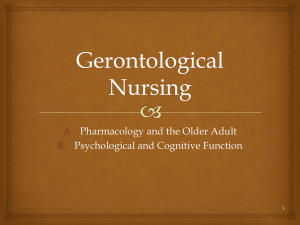 Gerontological Nursing - faculty.piercecollege.edu