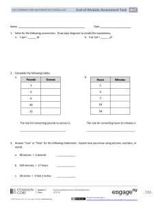 Lesson End-of-Module Assessment Task 4