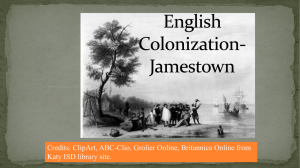 English Colonization