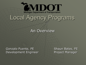 Local Agency Programs