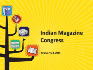 View Presentation - Indian Magazine Congress