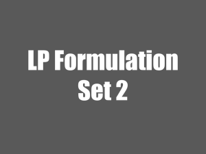 LP Practice Set 2