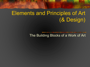 Elements and Principles of Art (& Design)
