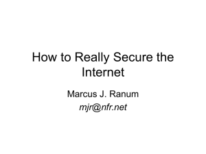 How to Really Secure the Internet