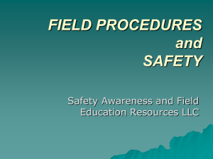 Field Safety for Probation Officers