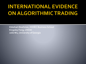 International evidence on algorithmic trading v3