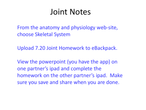 Joint Notes
