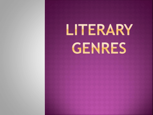 Literature Genre Study (Hex project)