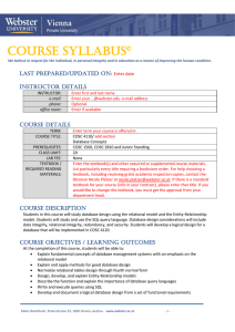 COSC 4110 - Database Concepts
