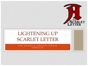 Lightening Up Scarlet Letter