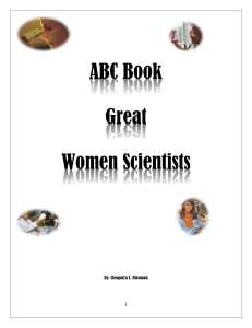 ABC Book of Great Women Scientists