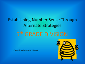 Division Strategy PPT